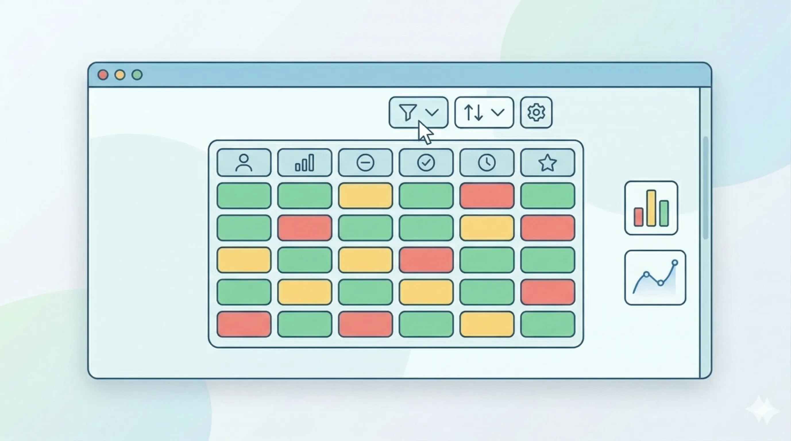 Visuel et interactif